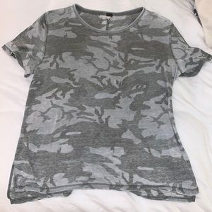 Free People Camo Tee